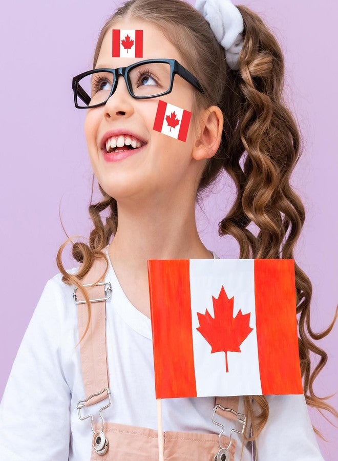 CupaPlay 500 Pieces Canada Labels Roll Stickers - Maple Syrup Canadian Flag Birthday Party Supplies Decorations Favors Jar Containers Letter DIY Sticker Happy Canada's Day Labels Decals - Image 3